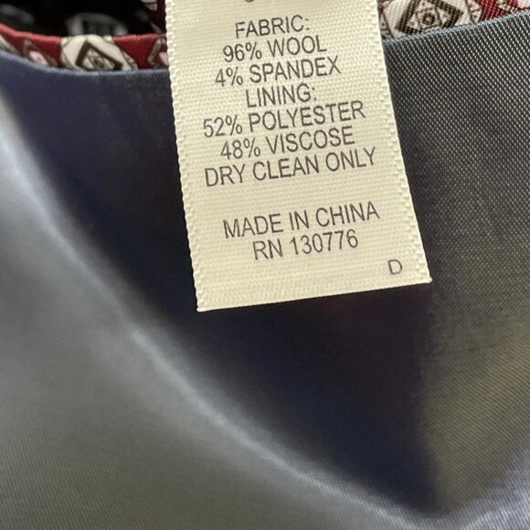 Giles & Jasper Men’s Modern Wool Stretch 2-Piece Suit - Picture 9 of 12